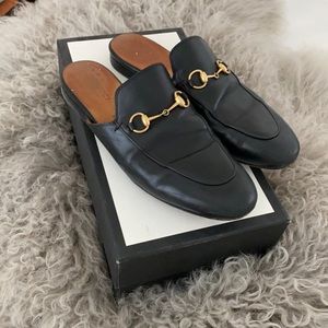 Black Gucci loafer